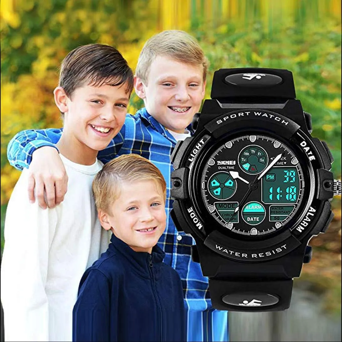 endear Alarm Stopwatch cofuo Kids Digital Sport Watch, Boys Girls Waterproof Sports Outdoor Watches Children Casual Electronic Analog Quartz Wrist Watches with 