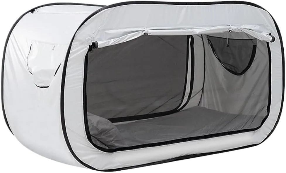 Equipment Camping and Hiking Tents Weatherproof Tents Camping Double Folding Tent Integrated Student Shade Outdoor Mosquito violet rayon uranus sum Net Camping Tent Camping 