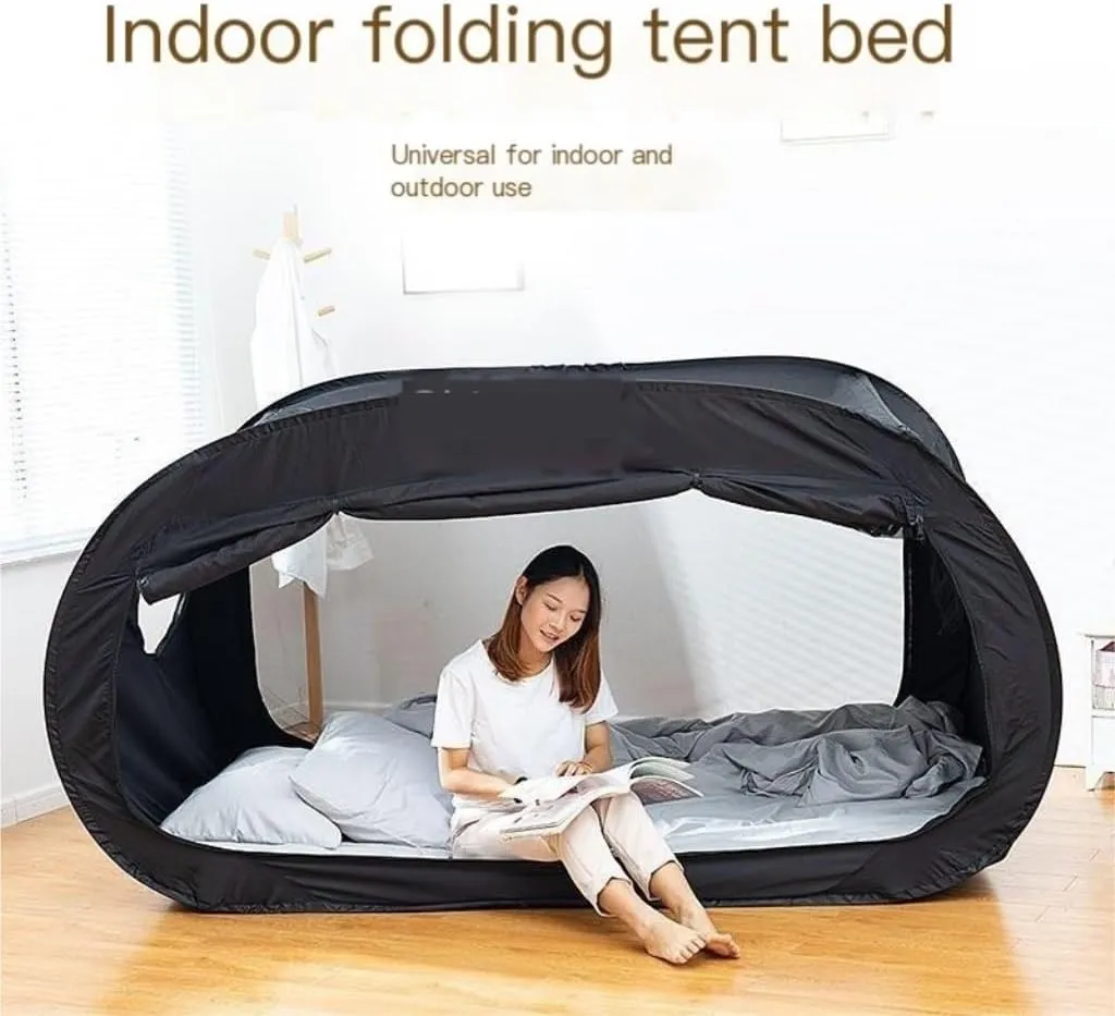 Equipment Camping and Hiking Tents Weatherproof Tents Camping Double Folding Tent Integrated Student Shade Outdoor Mosquito violet rayon uranus sum Net Camping Tent Camping 