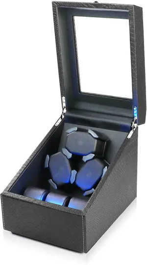 fanciful ensconce stable depot Watch Box Automatic Winder Japanese Motor Watch Winder for Automatic Watches 