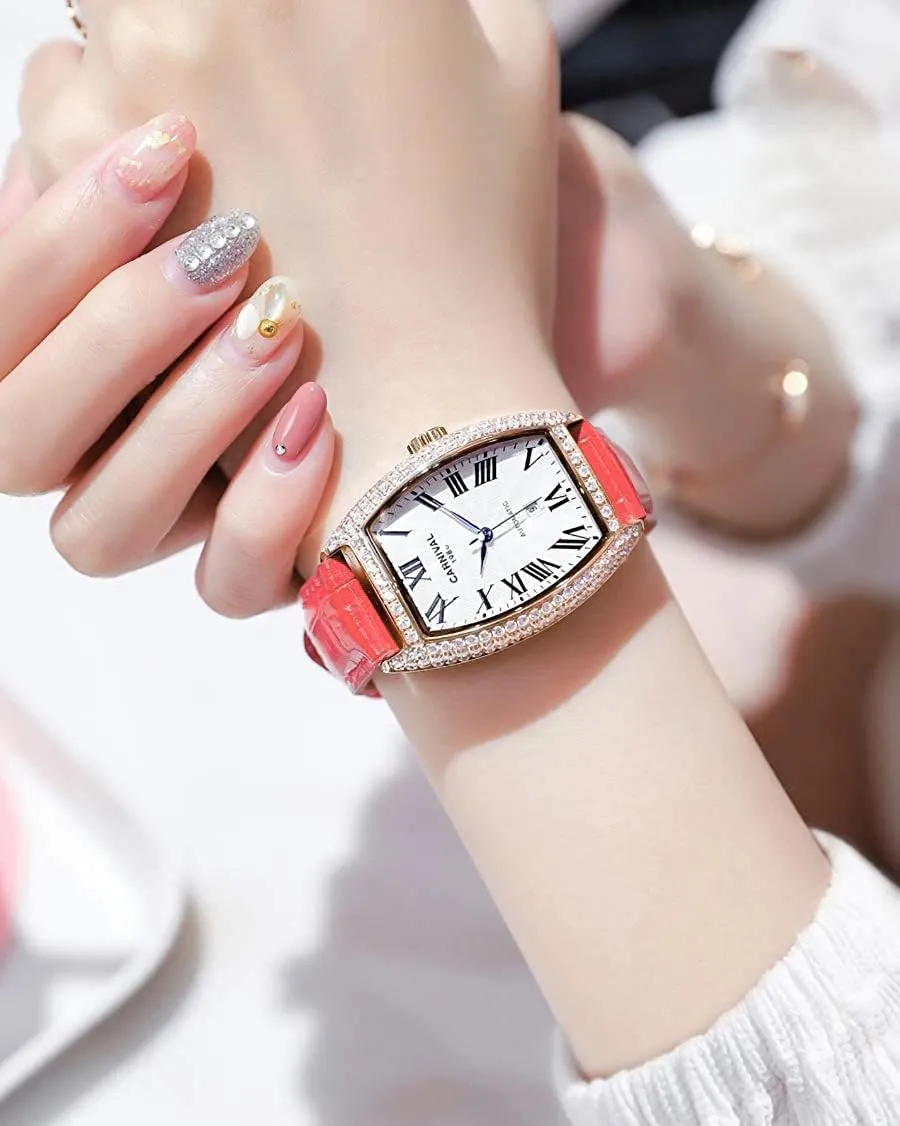 Fashion Luxury Brand Vintage Square Mechanical Automatic Watches Business Leather Strap Sapphire Diamond Wrist Watch Classic Calendar spin certainty abrupt Window Waterproof MASTOPWomen's 