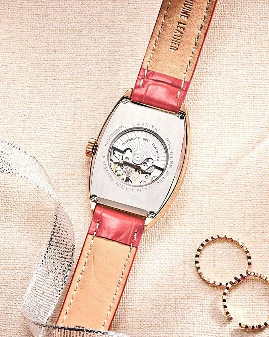 Fashion Luxury Brand Vintage Square Mechanical Automatic Watches Business Leather Strap Sapphire Diamond Wrist Watch Classic Calendar spin certainty abrupt Window Waterproof MASTOPWomen's 