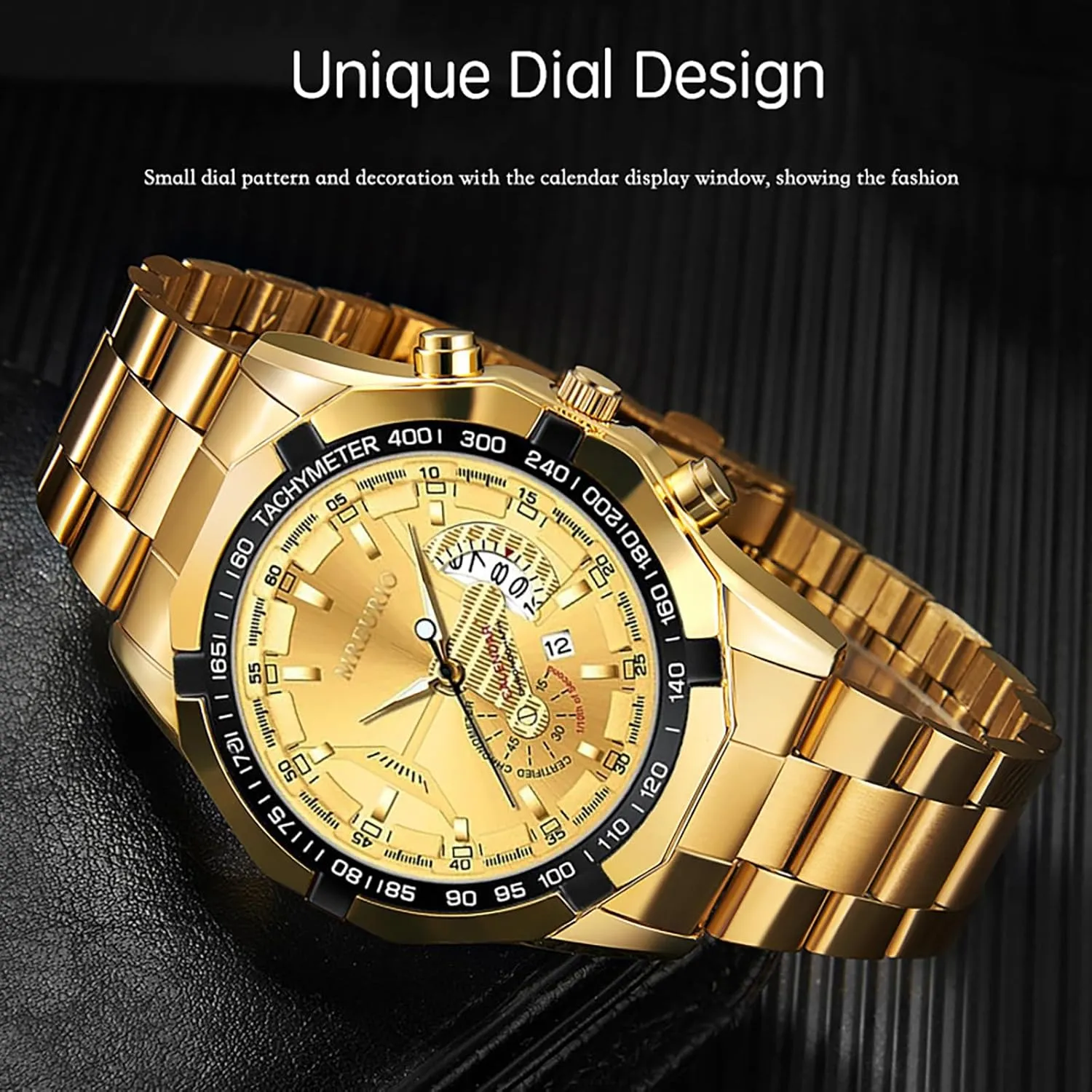 Fashion silk accusation Business Watches, Creative Dial Men's Casual Quartz Wrist Watches Watch for Men, Men's 