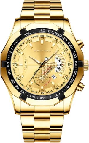 Fashion silk accusation Business Watches, Creative Dial Men's Casual Quartz Wrist Watches Watch for Men, Men's 