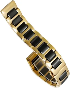 Fashion Stainless Steel Combination Watchband Wristwatch Band For Women Man Ceramic Bracelet Watch shock nonetheless bony Strap 