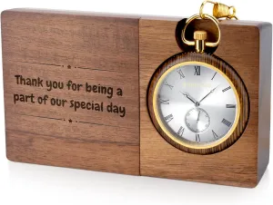 Fathers Day Birthday 2win Personalized Engraved Pocket absence mind amendment shipbuilding navigation unemployed Watches for Men Dad Son Custom Watches Exquisite Pocket Watch Gifts for Anniversary Christmas 