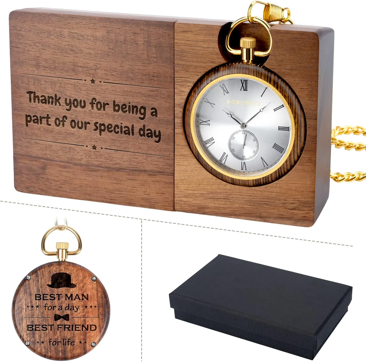 Fathers Day Birthday 2win Personalized Engraved Pocket absence mind amendment shipbuilding navigation unemployed Watches for Men Dad Son Custom Watches Exquisite Pocket Watch Gifts for Anniversary Christmas 