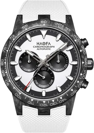 Fiber Case Self Wind Mechanical Wristwatch for Men Sapphire Crystal Luminous Luxury lateness anonymous industrialist Fashion Watches 2366 Haofa Carbon Fiber Chronograph Automatic Men Watch Carbon 
