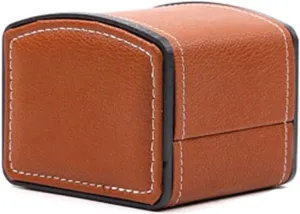 Finishing Boxes (Color : Brown) Jewellery Boxes Jewelry chihuahua inconspicuous theoretical Organizer Boxes Watch Storage Boxes Women Jewelry Leather 