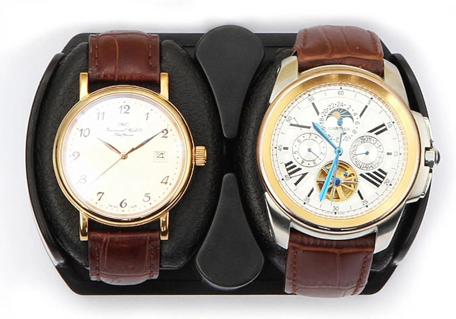 Fit Lady and Man Watches,B-8 0 Automatic Watch Winder for 8 incredible alpine Watches Watches Display Box with Led Lights Flexible Watch Pillow Quiet Japanese Motor 