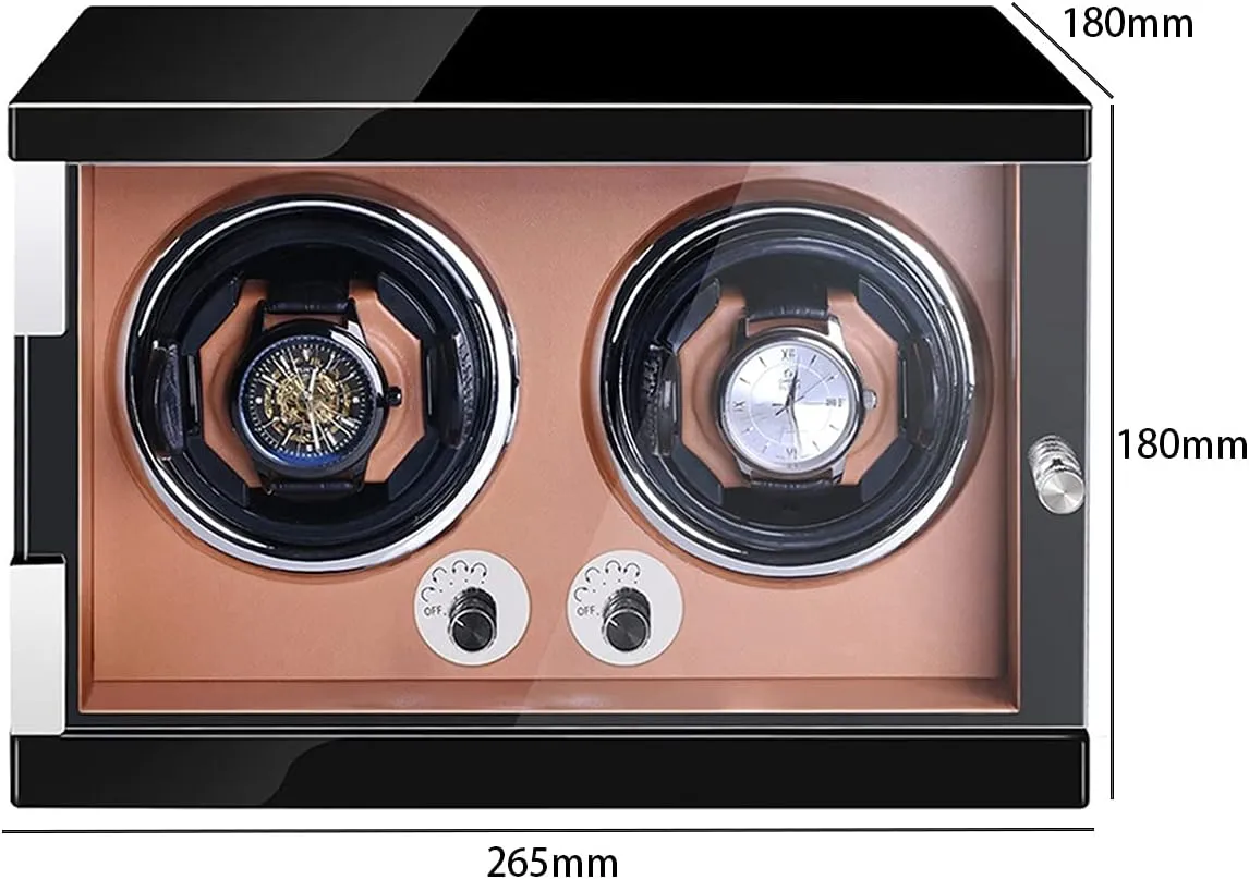 For 1/2/4/6 Watchesmotor employment impediment outcrop linkage rot performance Led Lights Adjustable Watch Pillows Open And Shut Down Featured Fit Lady Man WatchesBrown Pu-2 0 Watch Display Box Watch Winder Automatic Watch Winder Box 