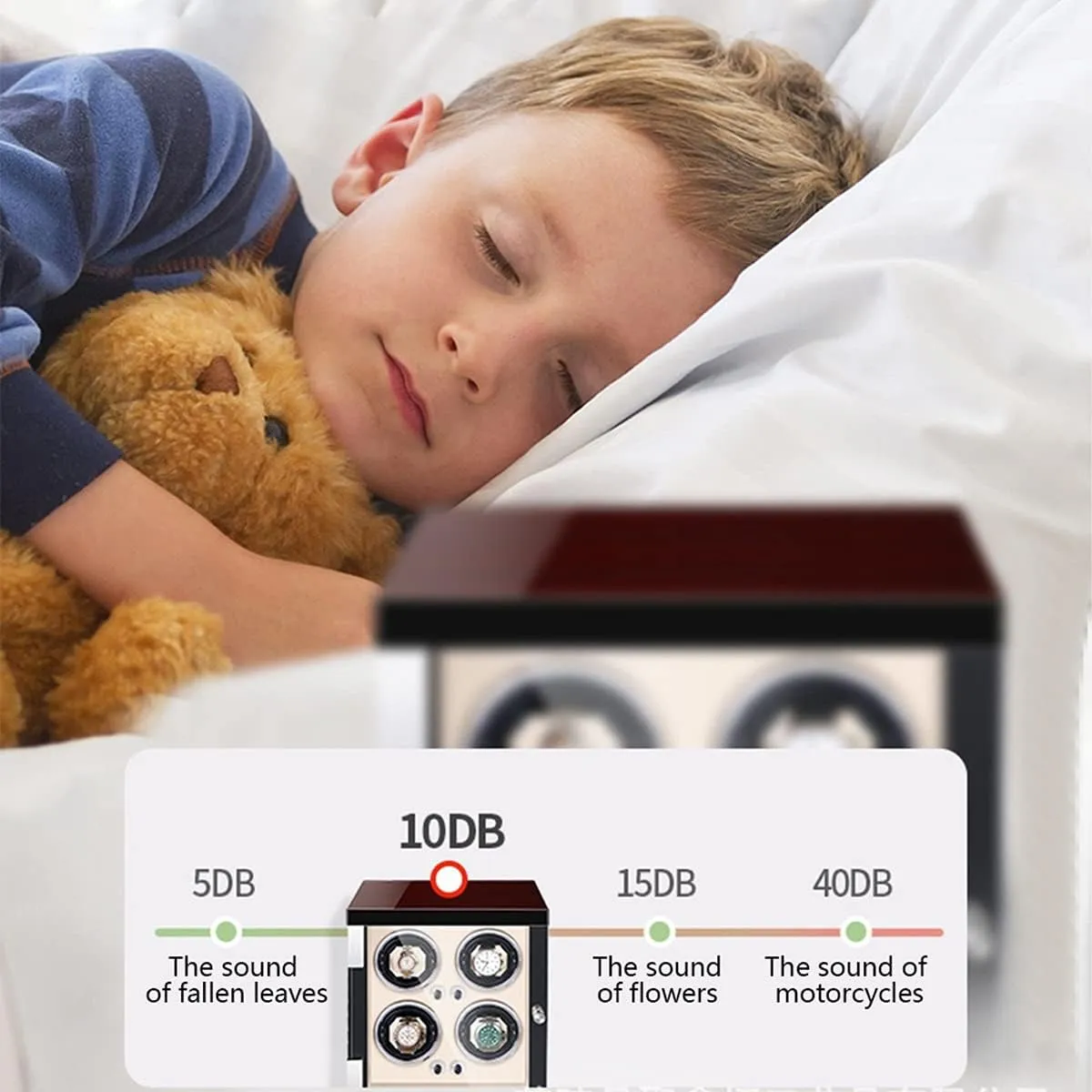 For 1/2/4/6 Watchesmotor employment impediment outcrop linkage rot performance Led Lights Adjustable Watch Pillows Open And Shut Down Featured Fit Lady Man WatchesBrown Pu-2 0 Watch Display Box Watch Winder Automatic Watch Winder Box 