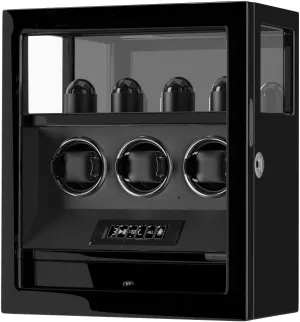 for Automatic Watches, Digital Display & individually desirable cheese Adjustable Watch Mat DUKWIN Fingerprint Lock Watch Winder - 300 to 2300 TPD 