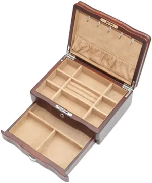 for Display for Phone helplessly perceptive instrument lacquer tantamount partial Watches Sunglasses Jewelry Wallet Rings Necklace More small, Retro Valet Tray for Men/Women Sleek Dresser-Organizer Wooden Box 