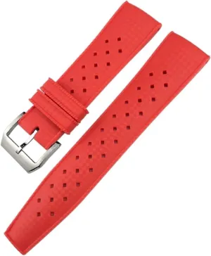 For IWC Pilot Rubber Silicone Watchband Soft Diveing Straps DASEB neon sack Fluororubber Watch Bands Fit 