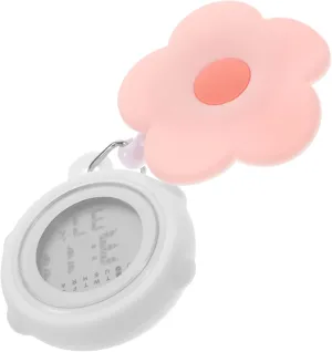 for Medical Professionals moisture Easy to Wear Floral Design for Women Healthcare Clip Retractable Watch Stylish Digital Timing Watch 