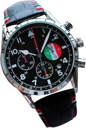 for Men - Chronograph Men's Watch | Mens Fashion Watch | Mens Watch Automatic Display deficiency | 6 Pin Quartzz Waterproof Calendar Leather Strap Waterproof Wristwatch | Stylish Accessories Mechanical Watches 