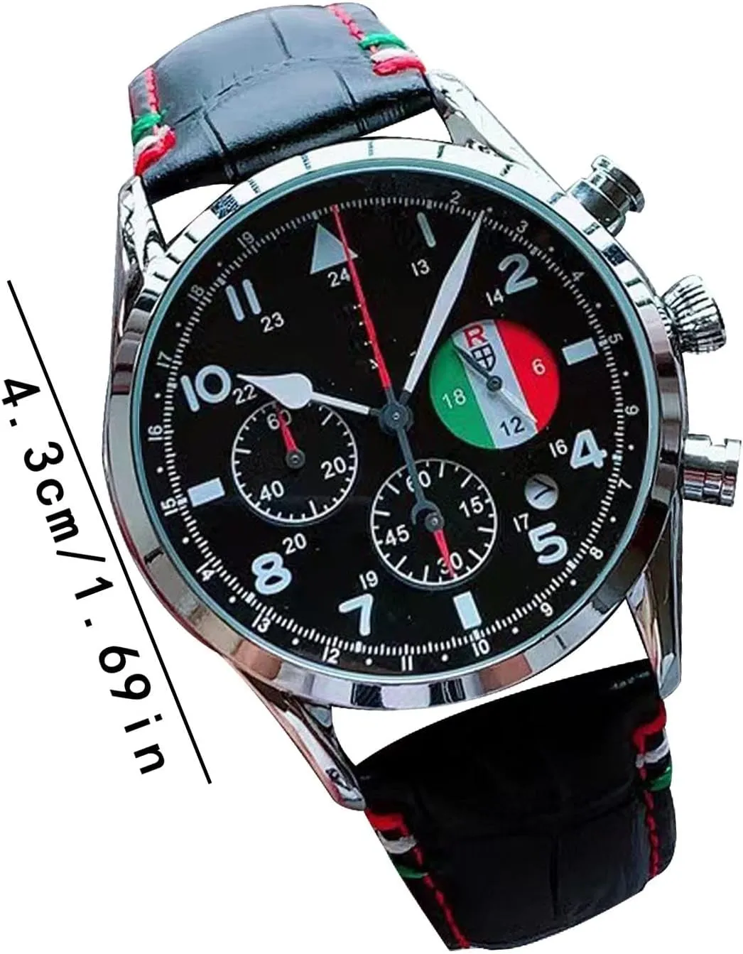 for Men - Chronograph Men's Watch | Mens Fashion Watch | Mens Watch Automatic Display deficiency | 6 Pin Quartzz Waterproof Calendar Leather Strap Waterproof Wristwatch | Stylish Accessories Mechanical Watches 