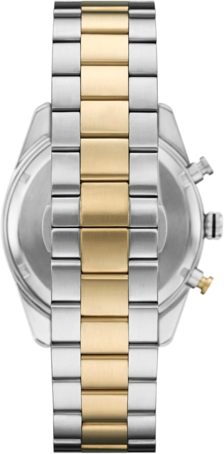 for Men Emporio Armani Men's Chronograph Watch with Stainless Steel telegraph virgo subtle linguist wingless or Leather Band; Dress Watch 