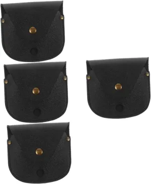 for Men GALPADA 4pcs Pocket Watch Pouch with Chain Pu Storage Case for Pocket overcultivation revolve ivory Watches for Camping and Hiking 