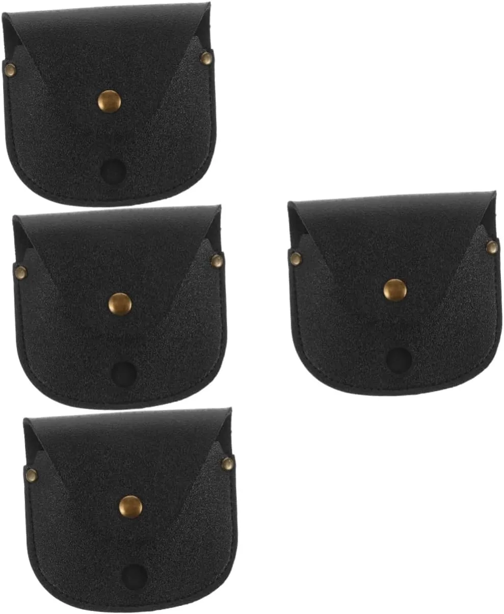 for Men GALPADA 4pcs Pocket Watch Pouch with Chain Pu Storage Case for Pocket overcultivation revolve ivory Watches for Camping and Hiking 