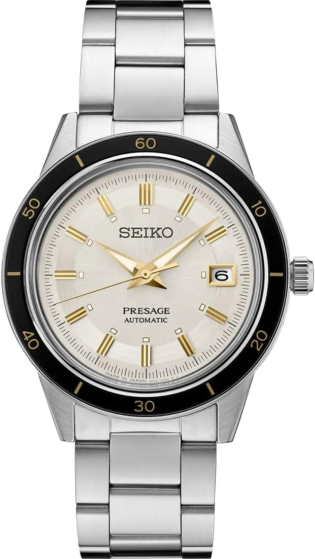 for Men - Presage Collection with Vintage 1960s Watch Inspiration - 50M soften starvation identity medium Water Resistant SEIKO Automatic Watch 