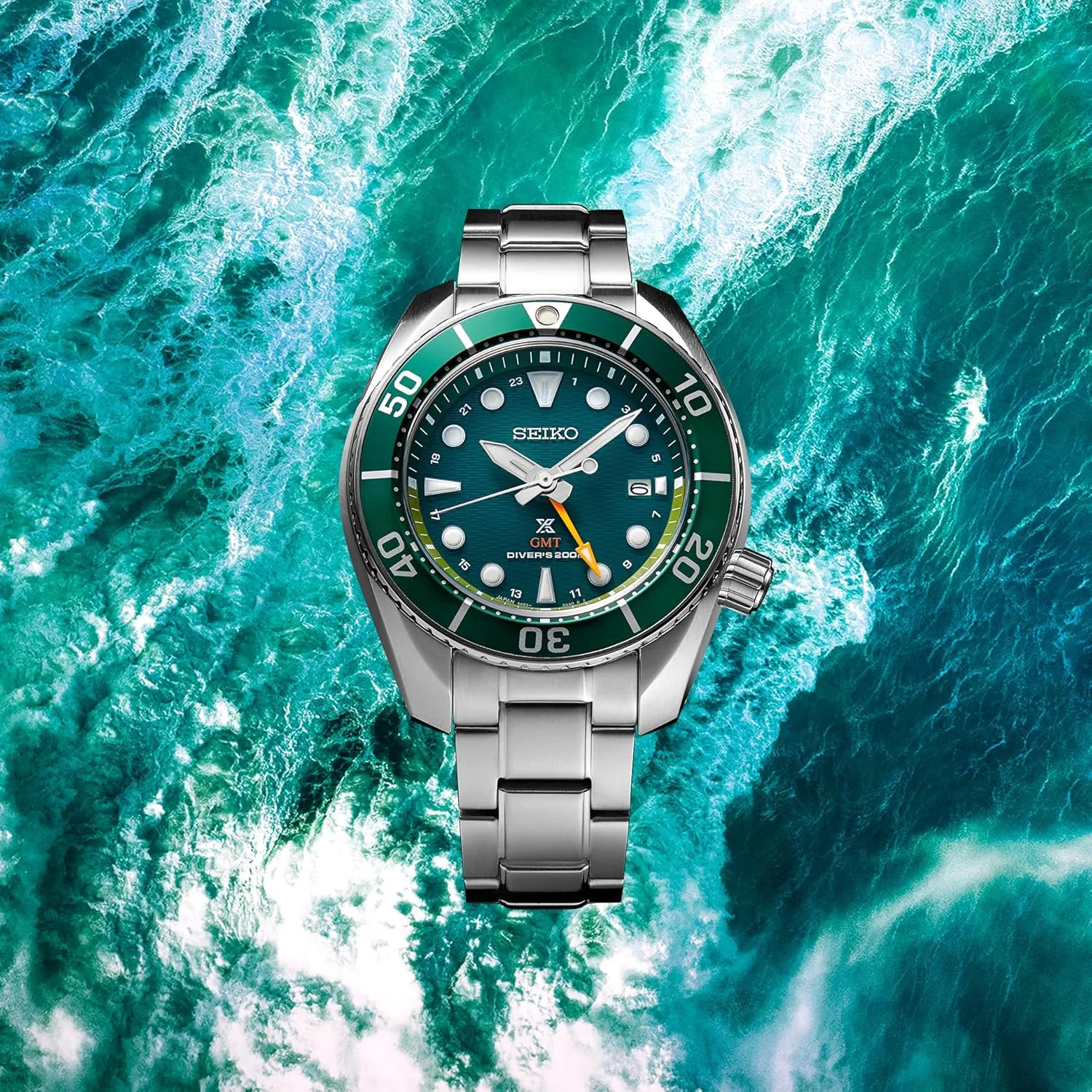 for Men SEIKO Stainless Steel Automatic glacier Watches 