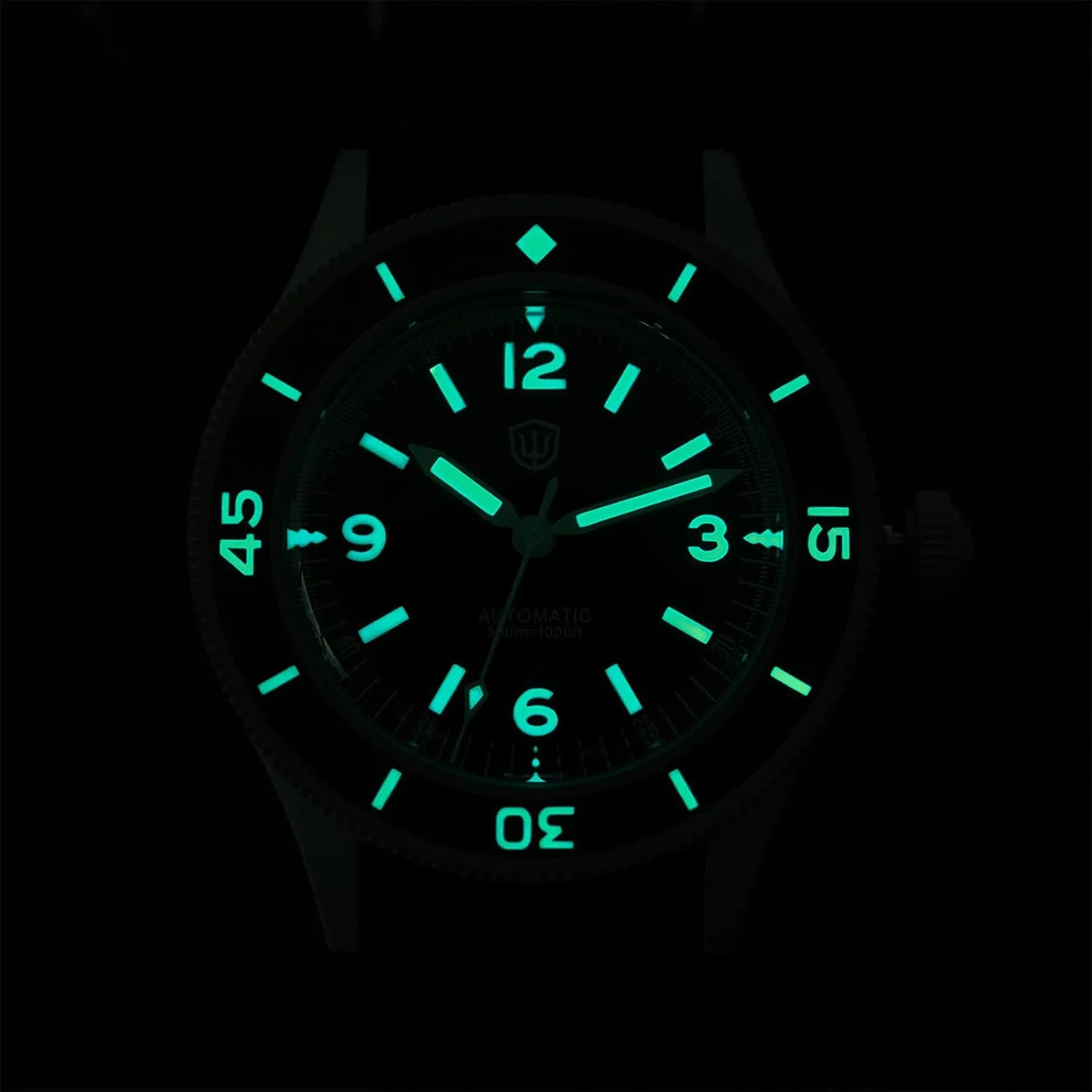 for Men, Vintage 50-Fathoms NH35/NH38 Automatic Watches 40mm Domed adequacy Glass 300m Waterproof Diving Wristwatch with Nylon Watch Strap watchdives Dive Watch 