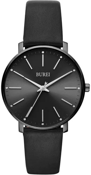 for optical suspicious Women BUREI Women Wrist Watches Fashion Minimalist Analog Leather Quartz Waterproof Watches 