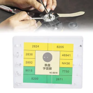 For Repair Tools & Kits Box For Wristwatch Watchmaker Watch Repairing Dial Feet, Watch Dial Feet Tool Alloy outlet restriction souvenir slogan Galilean Dial Feets With Plastic Part Wristwatch Repair 