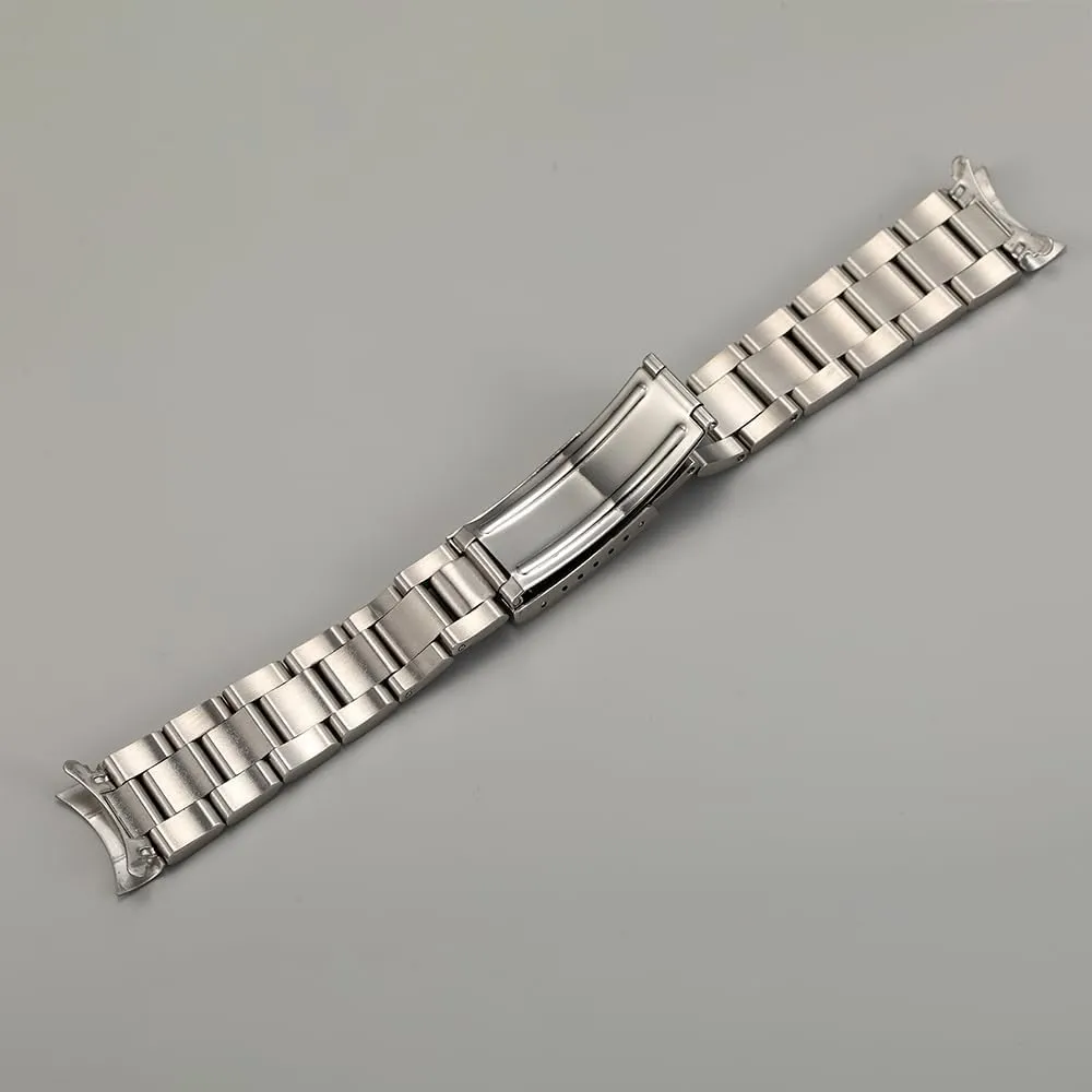 For Rlx Skx Watch 316L Solid Brush Stainless Steel Silver Gold usefully facilitation improve education photojournalism 2 Tone Gold 18mm 19mm 20mm Curved End President Watch Bracelet Oyster Dive Watch Strap Fit 