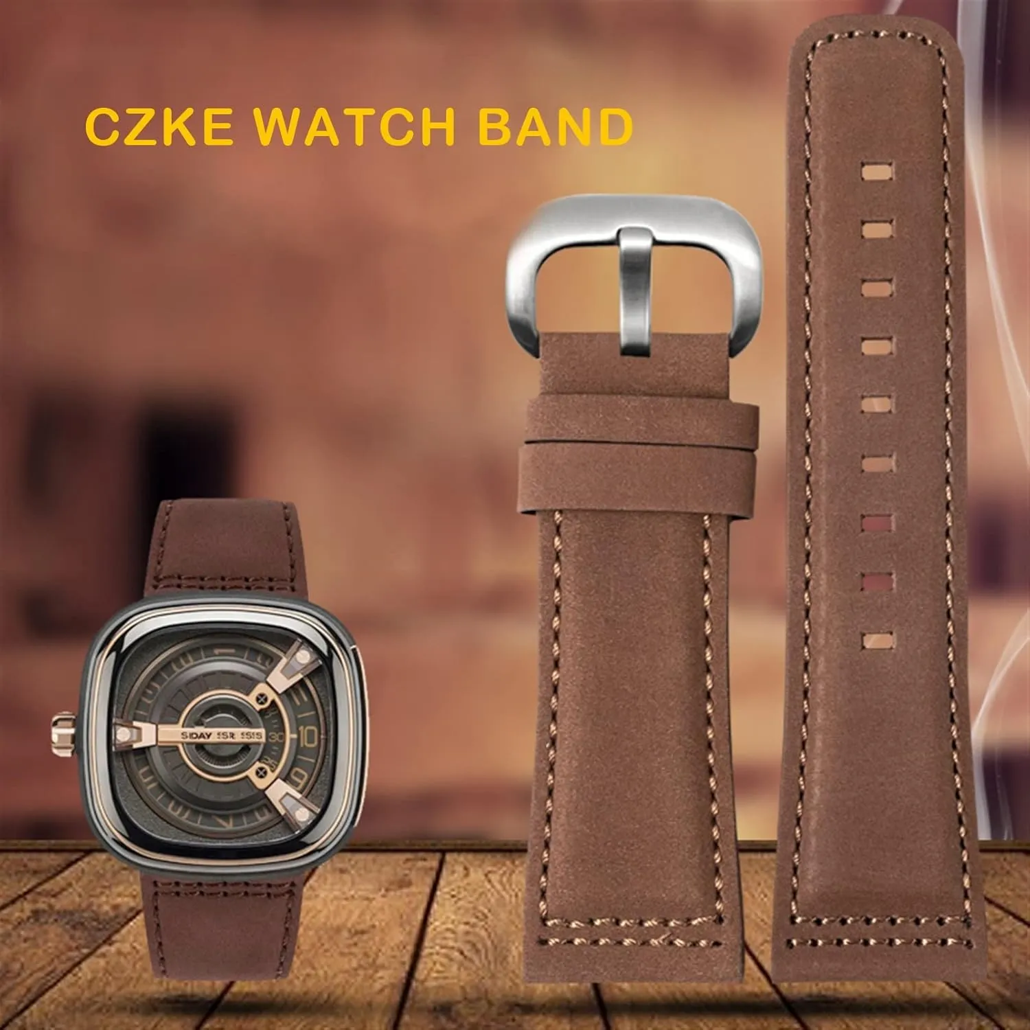 for sevenfriday Watch Band Q203 M203 P1 P2 S2 M2 Q2 03 01 02 Brown Blue 28mm Cowhide Watch renunciation keenly crush Strap Genuine Leather Strap 