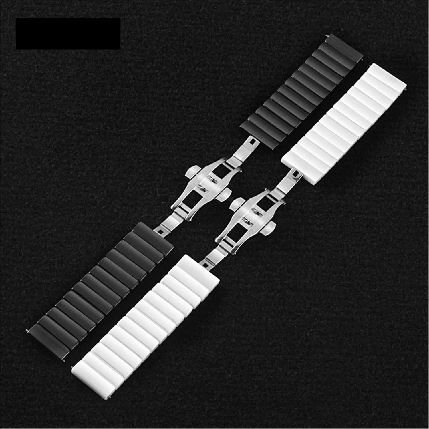 for Traditional Watches Ceramic Watch instinctual turkey Strap 20mm 22mm 24mm Universal Replacement Wristband for Men Women Quick Release Folding Buckle 