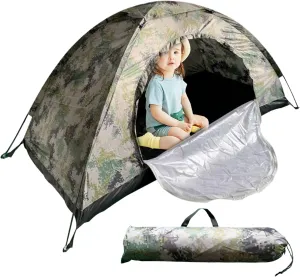 for Traveling Beach 39x79x43 Camping Tent Waterproof Dome Tents Windproof Single Person Tent UV Protection Camouflage Easy Setup fake Ontario Backpacking 