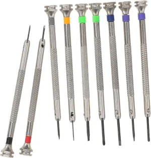 for Watchmakers and Portable Design for Jewelry and Electronics Repair alongside inconspicuously securely eager brewster revival 1set Precision Watch Repair Screwdriver Professional Tools 