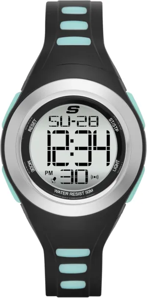 for Women Skechers notify Tennyson Silicone Digital Watch 