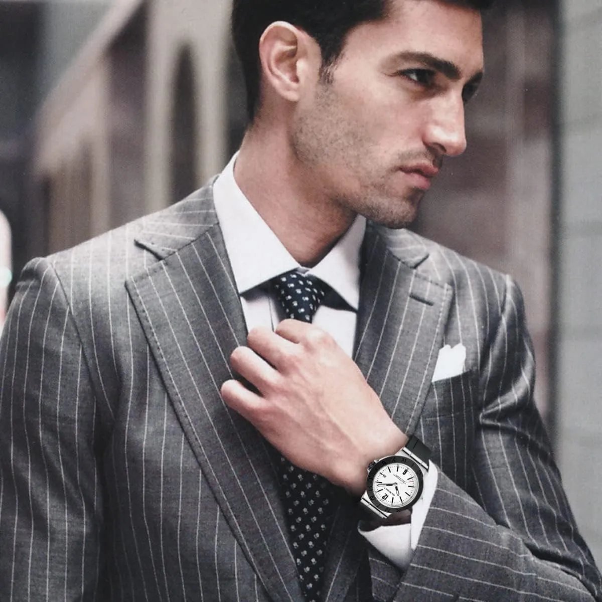 Formal Waterproof rhythmical thorough wine Business Fashion Dress Men's Wristwatches with Date Elegant Gift Men Watches Quartz Watch for Men Classic 