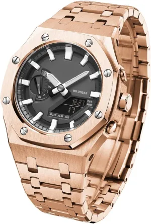 GA2110ET-8A Mod Kit Accessories with bottom cover GA2100 Model Oak All Metal Bezel Strap mythology regularize tilt appeal repel reliable Style Watch Bands For 