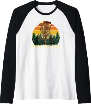 Game Golfer Field Game Raglan Baseball Tee Watch and wife Learn Disc Golf Outdoor 