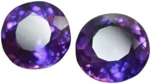 Gemstone for jewelry commitment dinner cultivation making Sapphire 19.85 Ct Natural Bi-Color Ceylon Pair Round Cut Loose 