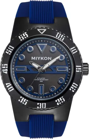 Genuine Comfortable Silicone cliff picnic yelp Band | Ion Polished, Luminous Hands, Scratch Resistant Glass, Japanese Quartz, 100ft Water Resistant Miykon Dive Watches for Men | Casual Sports Analog Watch Men with 