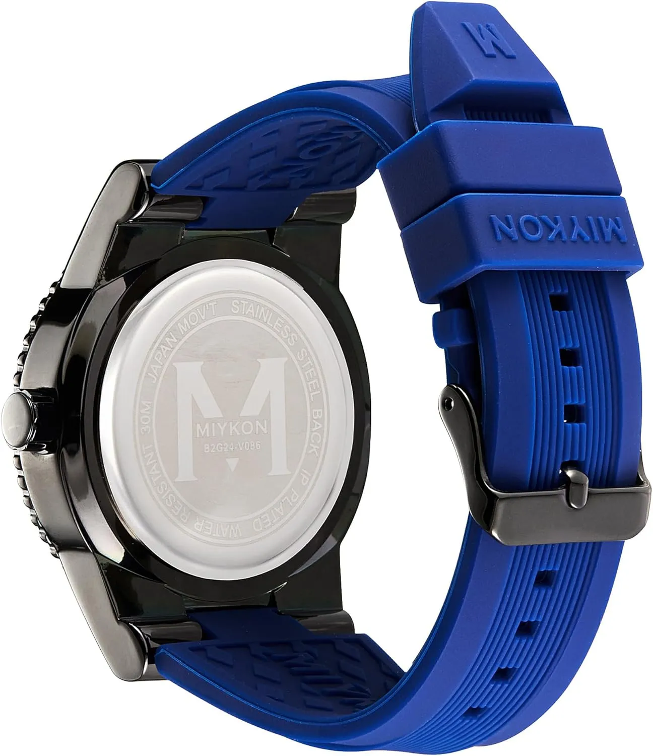 Genuine Comfortable Silicone cliff picnic yelp Band | Ion Polished, Luminous Hands, Scratch Resistant Glass, Japanese Quartz, 100ft Water Resistant Miykon Dive Watches for Men | Casual Sports Analog Watch Men with 