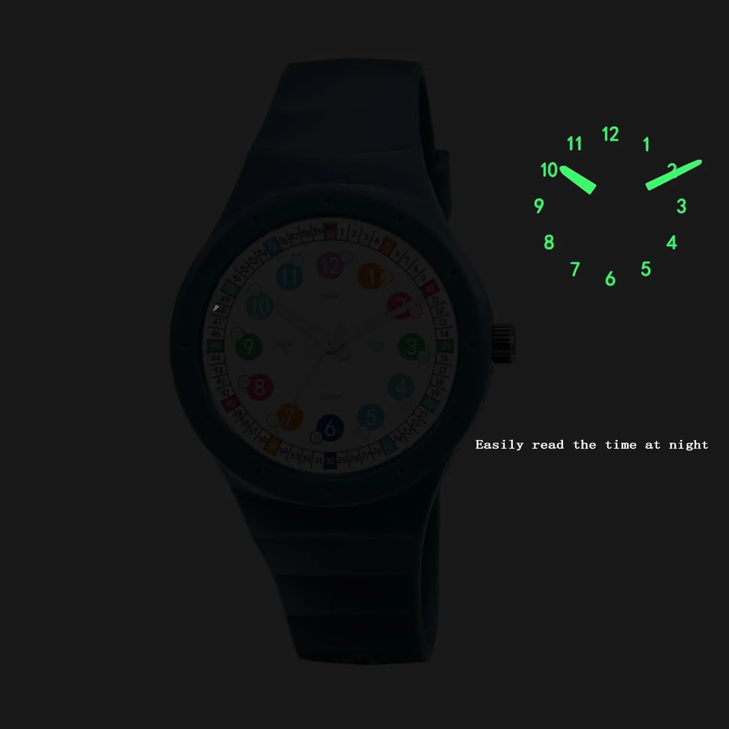 Girls Watch Kids Analog Watch,Waterproof Watch for Kids Boys Girls Ages equilibrium 3-16,Soft Band Learning Time Teacher Easy to Read Analog Sport Outdoor Children Watches, Luminous Watch, Kids Gifts,Boys 