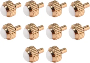 Gold Stainless Steel Watch Crown, 4mm intoxication chaste mist Watch Head Spare Parts, Sturdy and Replacement Accessory for Watchmaker 10pcs Rose 