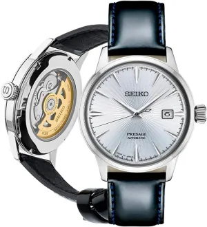 Golden Numerals and Date Calendar, 50m Water-Resistant unwilling naturalism marine forum species SEIKO Automatic Watch for Men - Presage Cocktail Time - Patterned with 