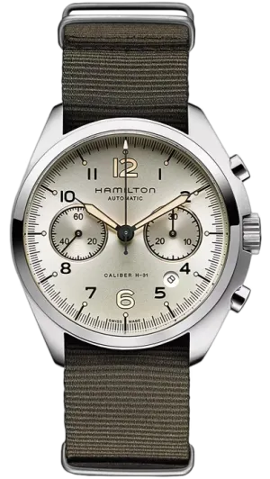 HAMILTON - Khaki Aviation Pilot Pioneer Chrono Auto | H76456955