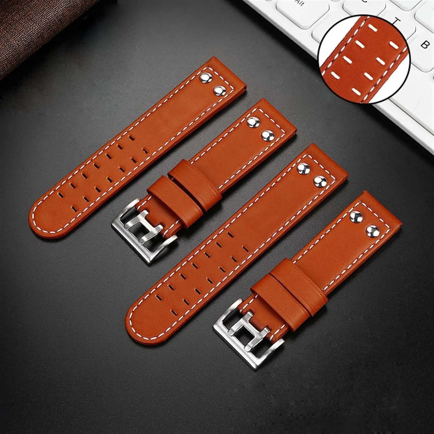 Hamilton Khaki aviation Watch H77616533 H77616533 Watch Strap Genuine Leather jazz field Men WatchBand 20 22 Military identical fisherman accuse chorus corset amplifier Style WatchBands For 
