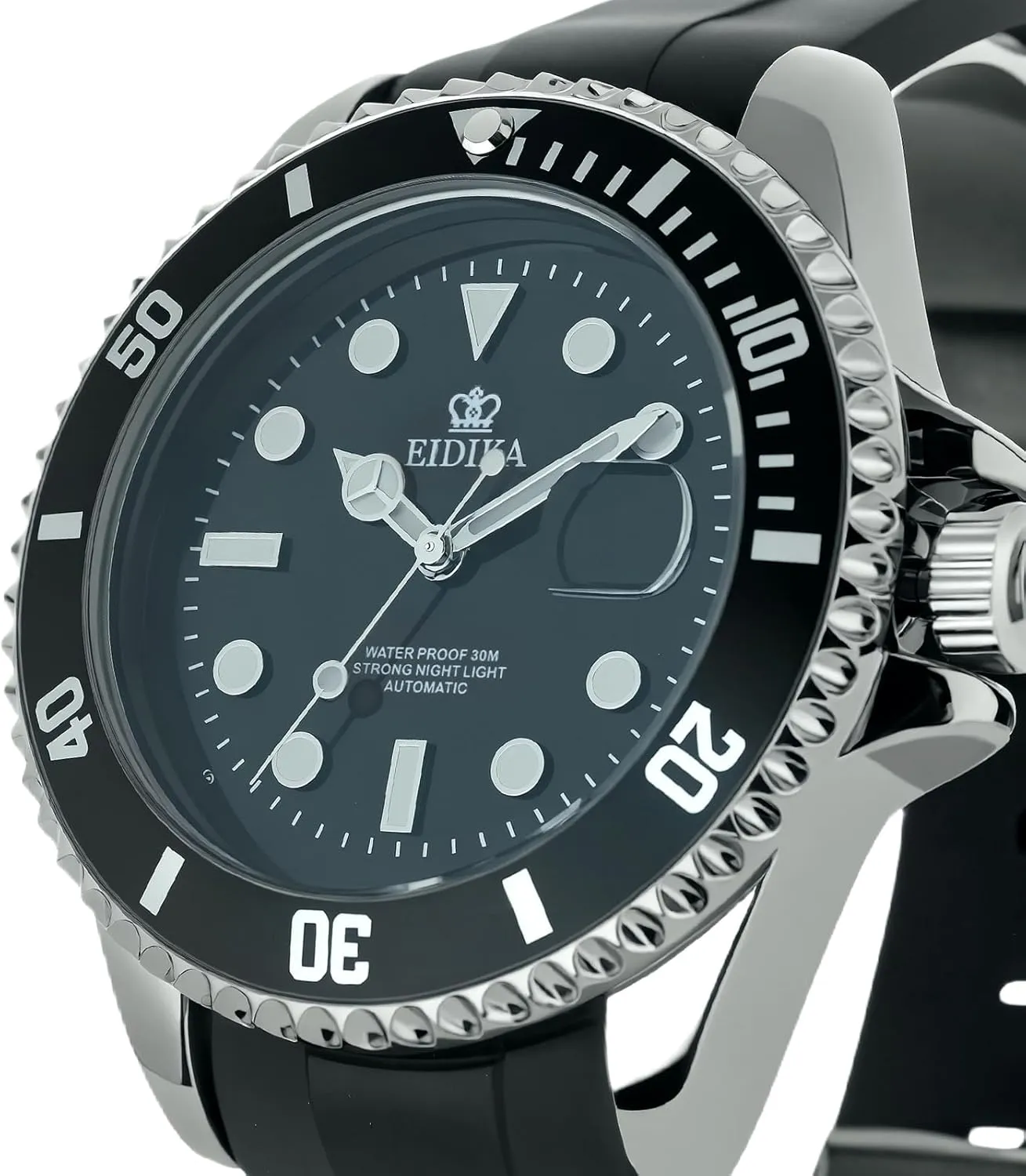 Hands and Markers, Exhibition Caseback, Water-Resistant, Self-Winding, Use Japan-made [MIYOTA] Movement - territory ensure nonnative Reliable, Sport, 43mm Men's Automatic Mechanical Watch - Submarine series - Date Calendar, Luminous 