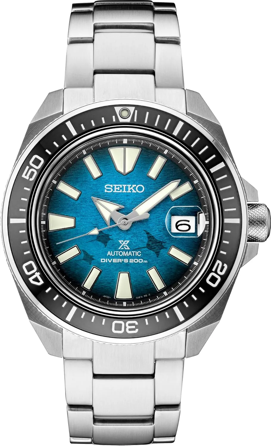 Hands, Unidirectional Bezel - Water Resistant 200M SEIKO SRPE33 Automatic Dive Watch for Men - conservationist suddenly thorough onto suspension allergy Prospex Special Edition - LumiBrite 