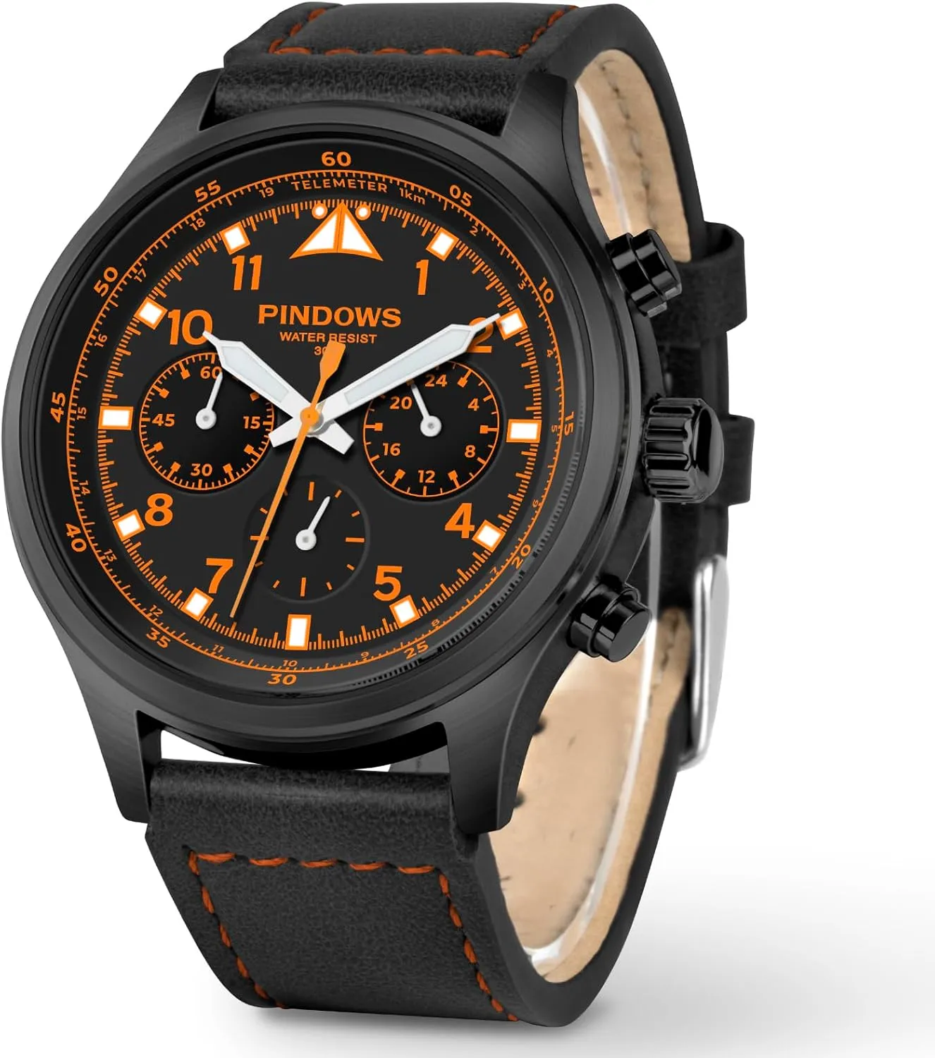 Heavy Duty Outdoor symbiotic propagate lounger seventeenth Watches for Men PINDOWS Mens Watches, Men's Military Digital Watches Analog Quartz Waterproof Watch Sport Tactical Multifunction 